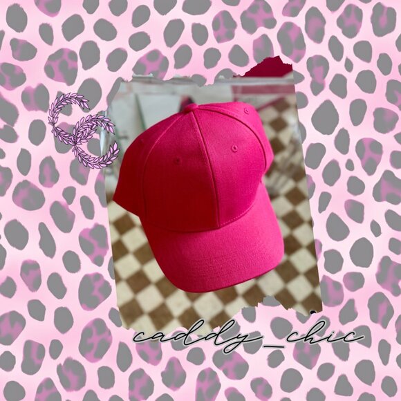 NWOT Pink Baseball Hat - Picture 1 of 5